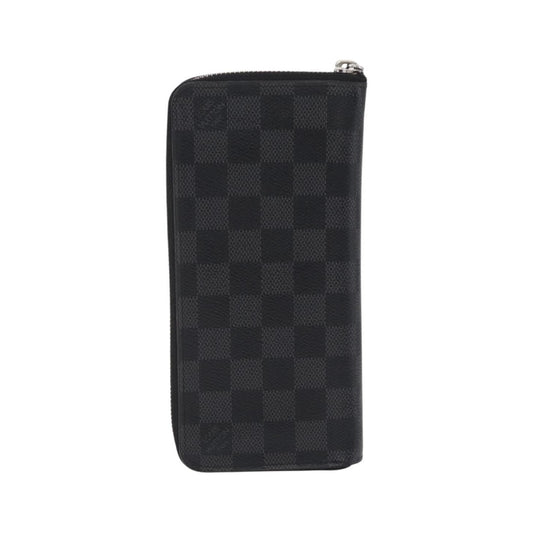 Louis Vuitton Zippy Damier Graphite, Gray, Canvas, Wallet