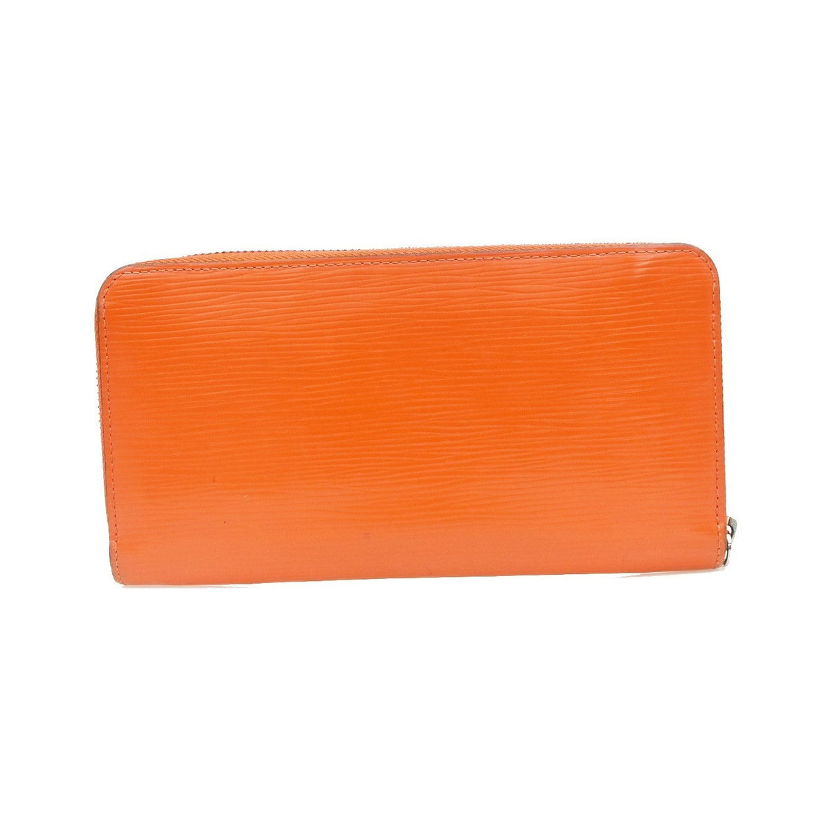 Louis Vuitton Zippy Epi Leather, Orange, Leather, Wallet