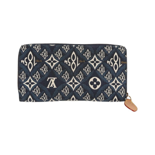 Louis Vuitton Zippy Limited Edition Since 1854 Monogram Jacquard, Blue, Canvas, Wallet