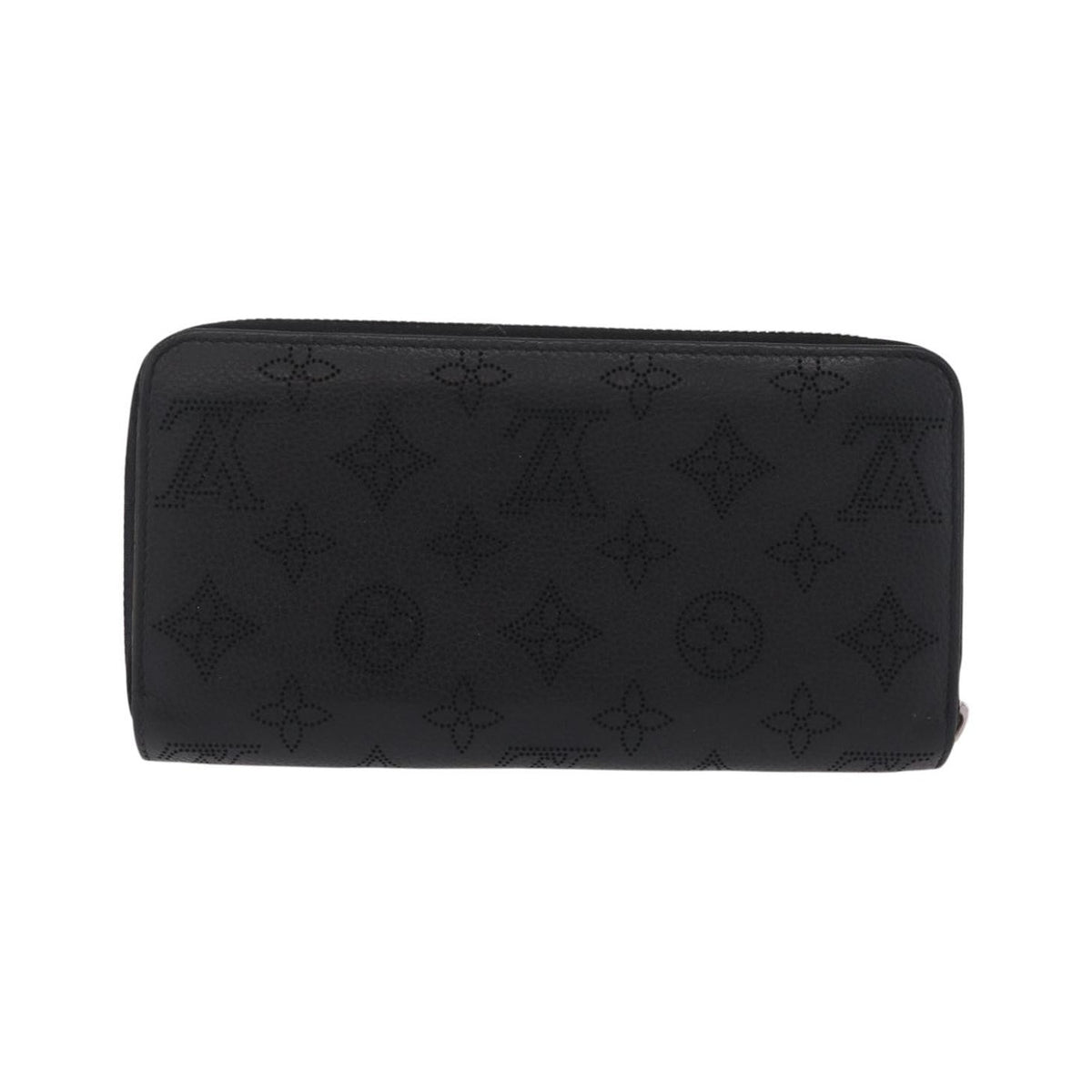 Louis Vuitton Zippy Mahina Leather, Black, Leather, Wallet