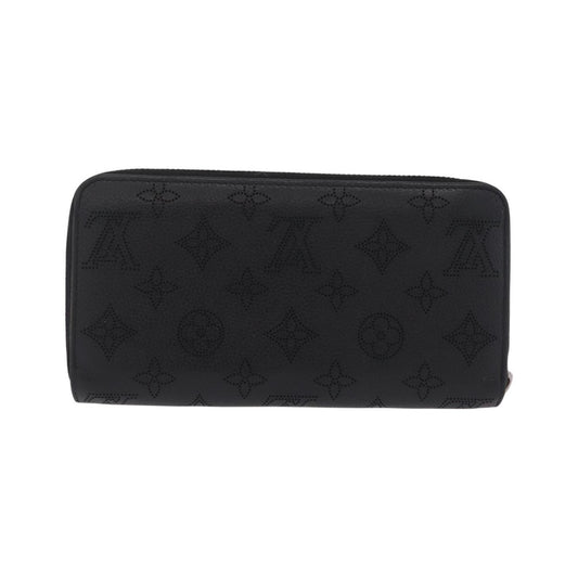 Louis Vuitton Zippy Mahina Leather, Black, Leather, Wallet