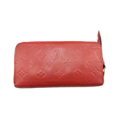 Louis Vuitton Zippy Monogram Empreinte Leather, Red, Leather, Wallet