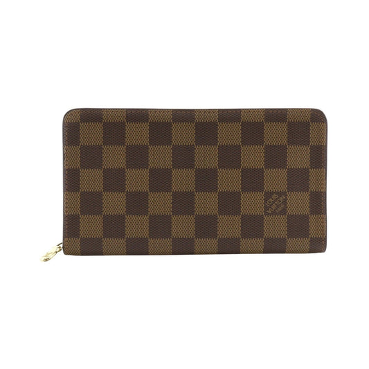 Louis Vuitton Zippy Organizer Damier, Brown, Canvas, Wallet