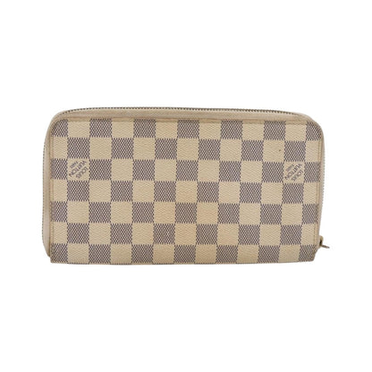 Louis Vuitton Zippy Organizer Damier, White, Canvas, Wallet