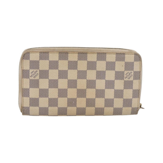 Louis Vuitton Zippy Organizer Damier, White, Canvas, Wallet