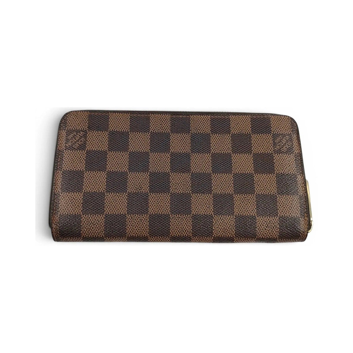 Louis Vuitton Zippy Organizer Damier Ebene, Brown, Canvas, Wallet