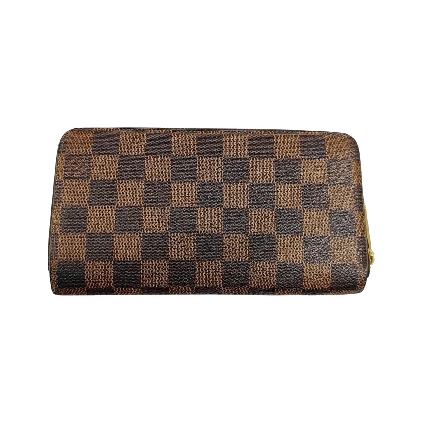 Louis Vuitton Zippy Organizer Damier Ebene, Brown, Canvas, Wallet