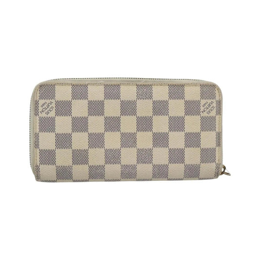 Louis Vuitton Zippy Organizer Damier Ebene, Beige, Canvas, Wallet