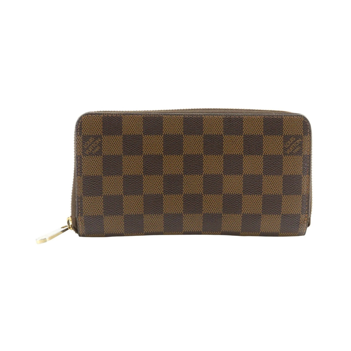 Louis Vuitton Zippy Organizer Damier Graphite, Brown, Canvas, Wallet