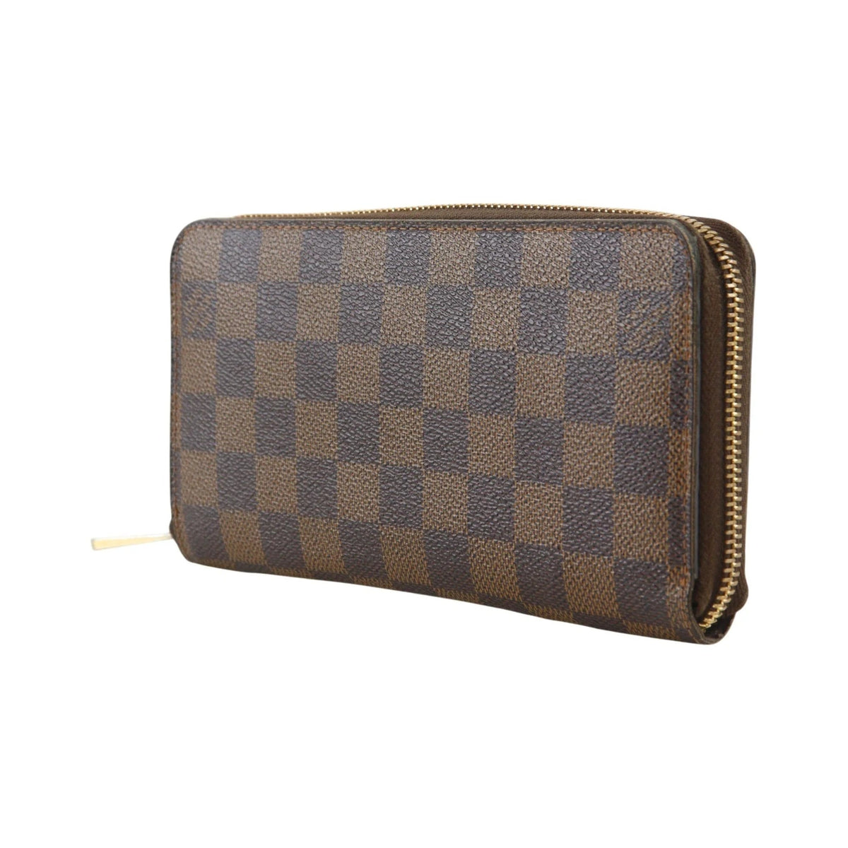 Louis Vuitton Zippy Organizer Damier Graphite, Brown, Canvas, Wallet
