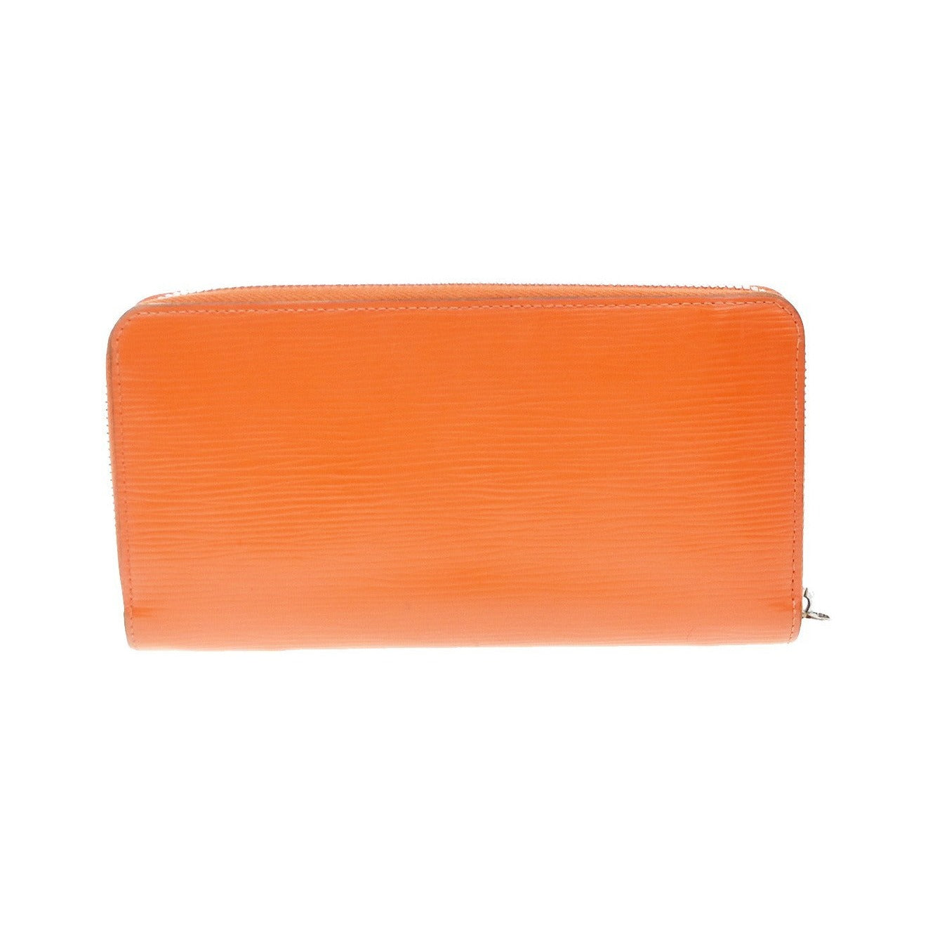 Louis Vuitton Zippy Organizer Epi Leather, Orange, Leather, Wallet