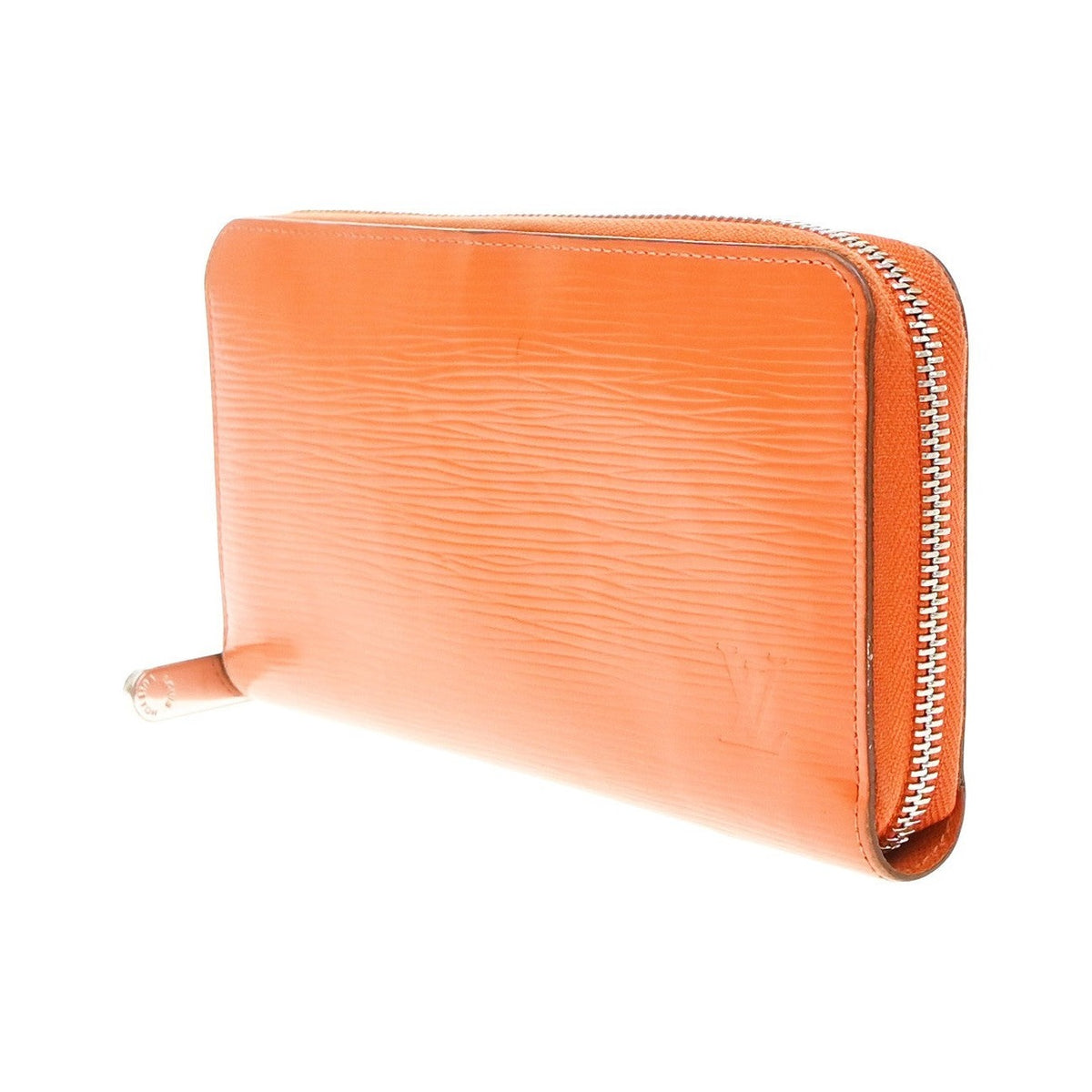 Louis Vuitton Zippy Organizer Epi Leather, Orange, Leather, Wallet