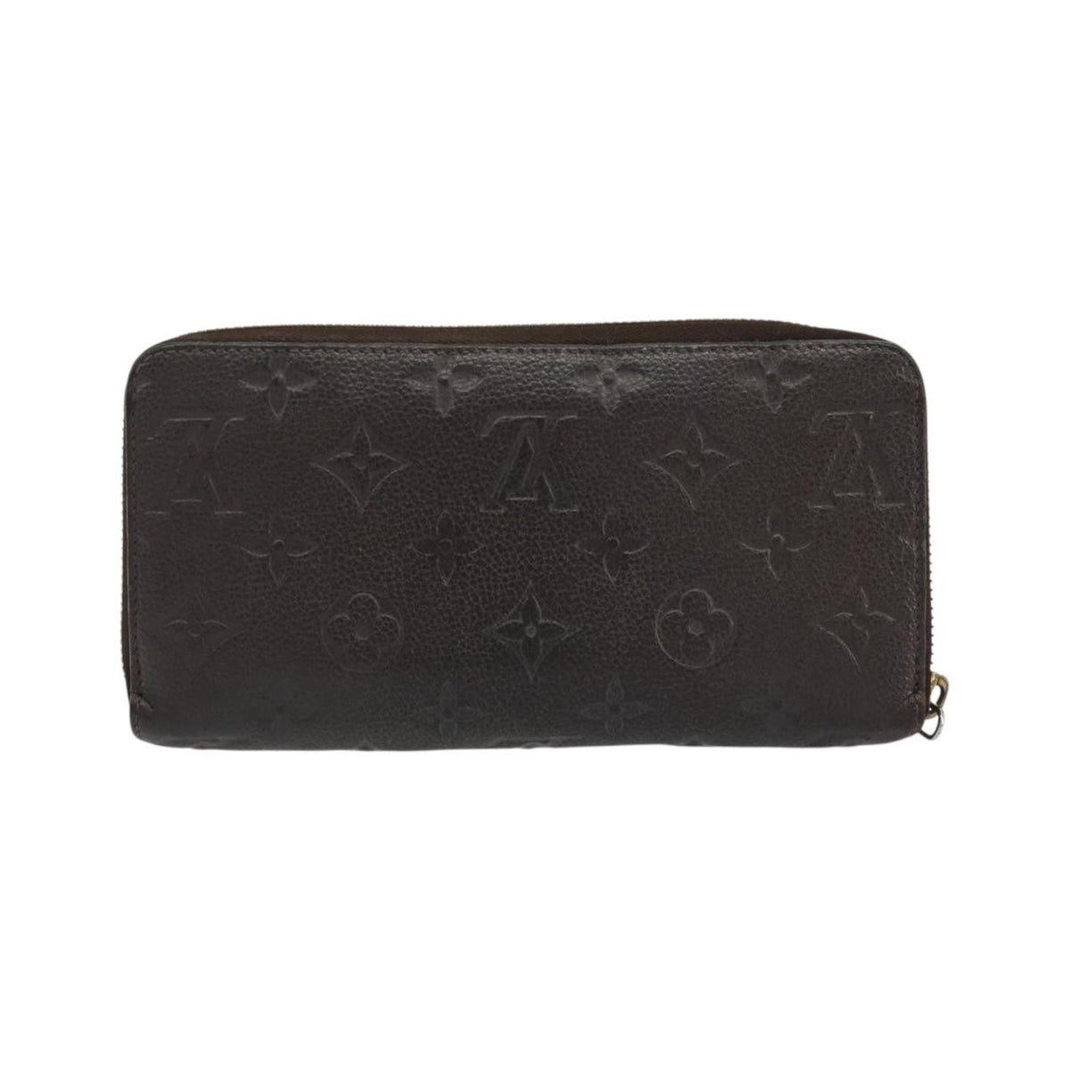 Louis Vuitton Zippy Organizer Monogram Empreinte Leather, Brown, Leather, Wallet