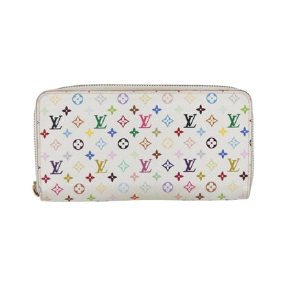 Louis Vuitton Zippy Wallet NM Murakami Multicolor White, Multicolour, Canvas, Wallet