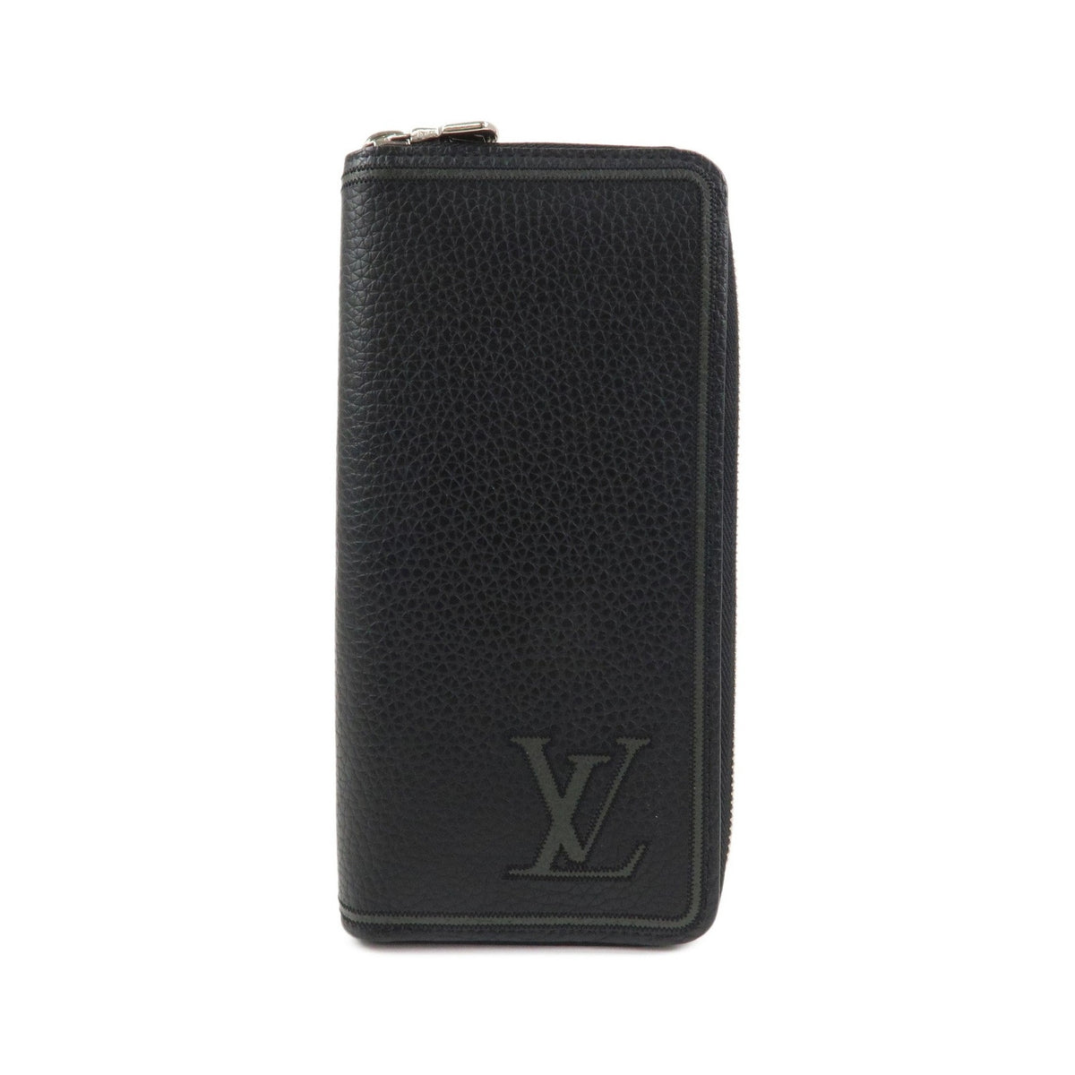Louis Vuitton Zippy wallet vertical Leather, Black, Leather, Wallet