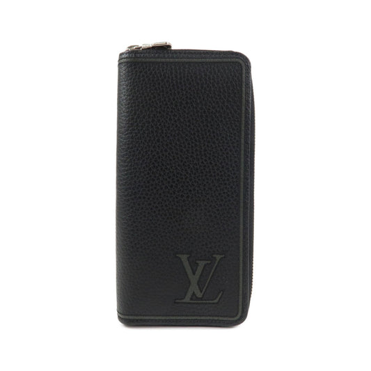 Louis Vuitton Zippy wallet vertical Leather, Black, Leather, Wallet