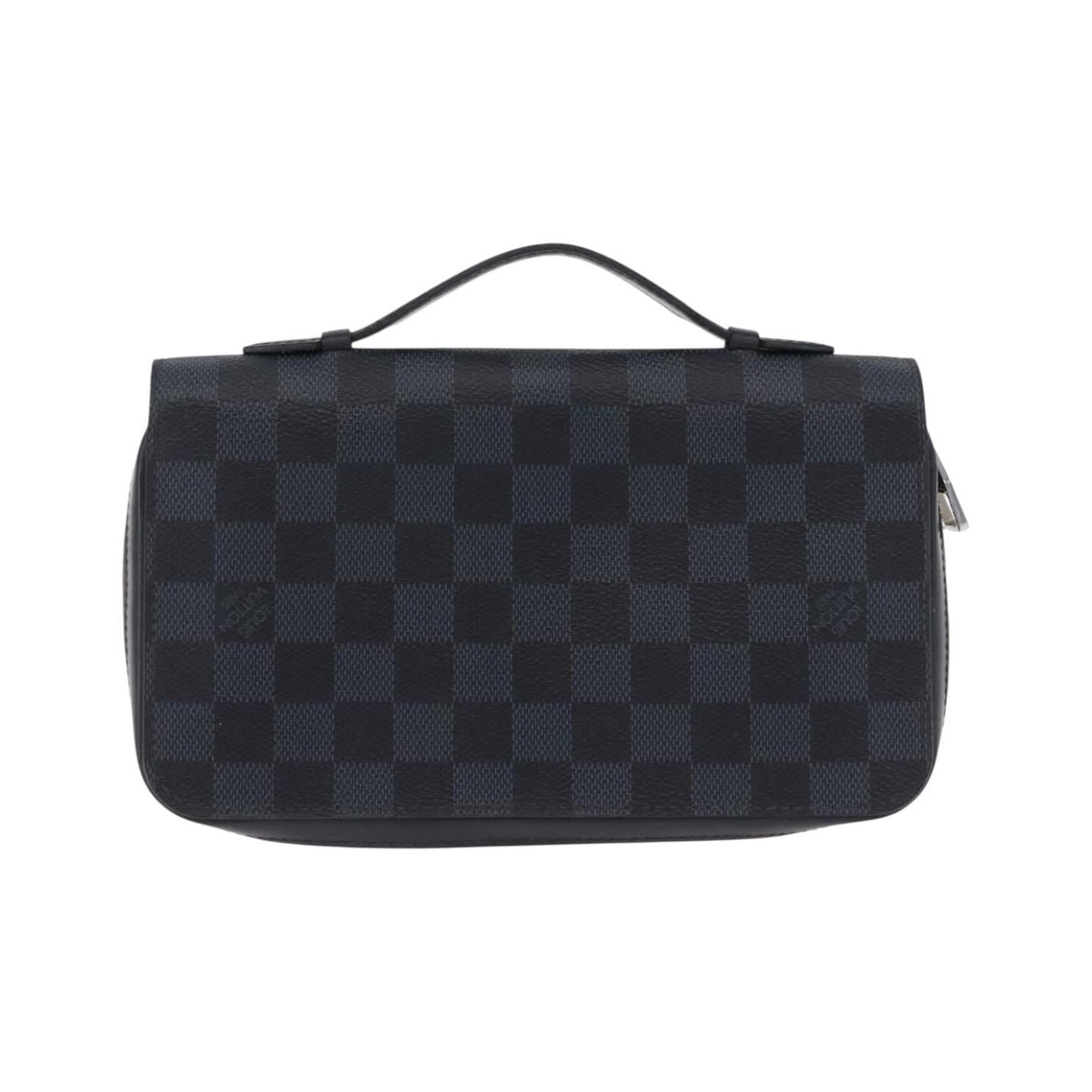 Louis Vuitton Zippy XL Damier Leather, Black, Canvas, Wallet