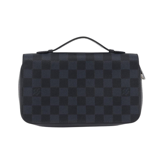 Louis Vuitton Zippy XL Damier Leather, Black, Canvas, Wallet