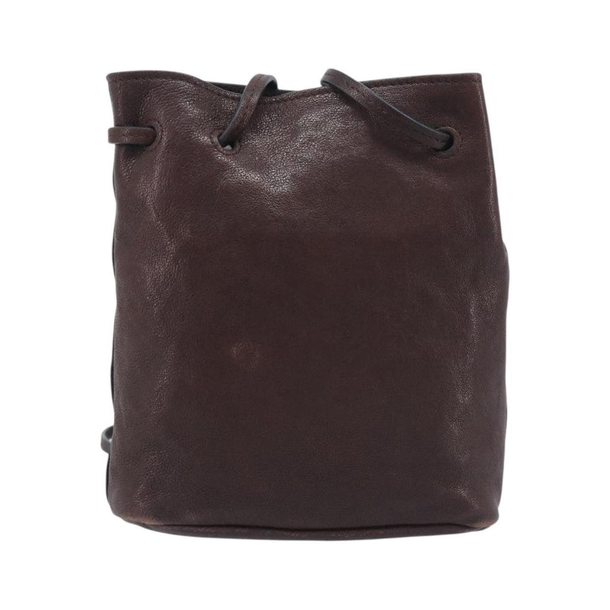 Miu Miu Aviator Bucket Leather, Brown, Leather, Handbag