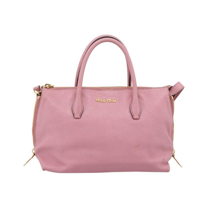 Miu Miu Beau Top Handle Leather, Multicolour, Leather, Handbag