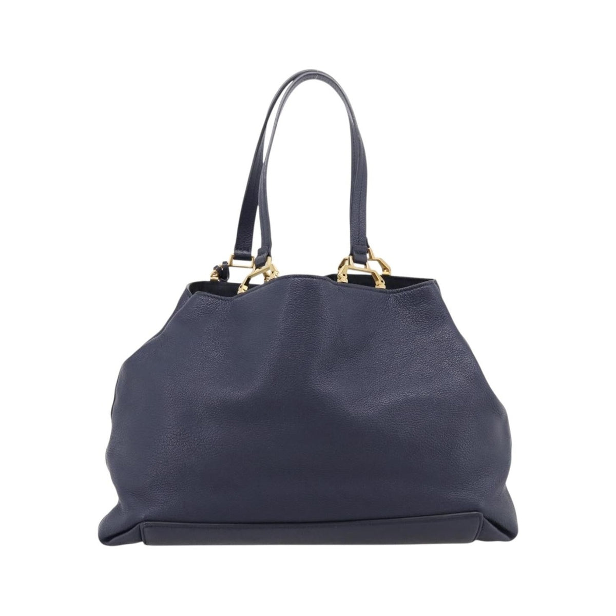 Miu Miu Madras Leather, Navy, Leather, Shoulder Bag