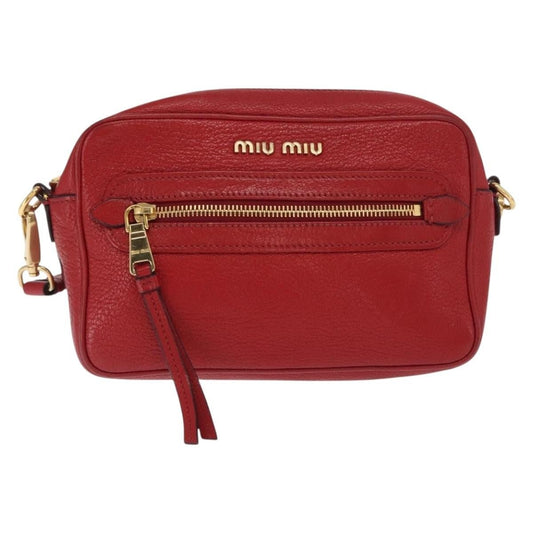 Miu Miu Madras Zip Pocket Crossbody - Brandsamsara
