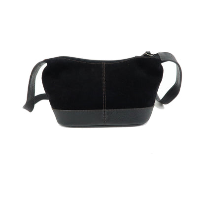 Miu Miu Shoulder Suede, Black, Suede, Shoulder Bag