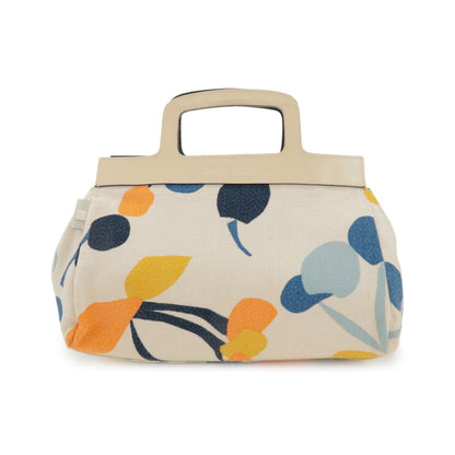 Miu Miu Vintage Leather, Beige, Canvas, Tote Bag