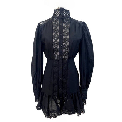 NWT WEILI ZHENG Mockneck Linen Dress - Brandsamsara