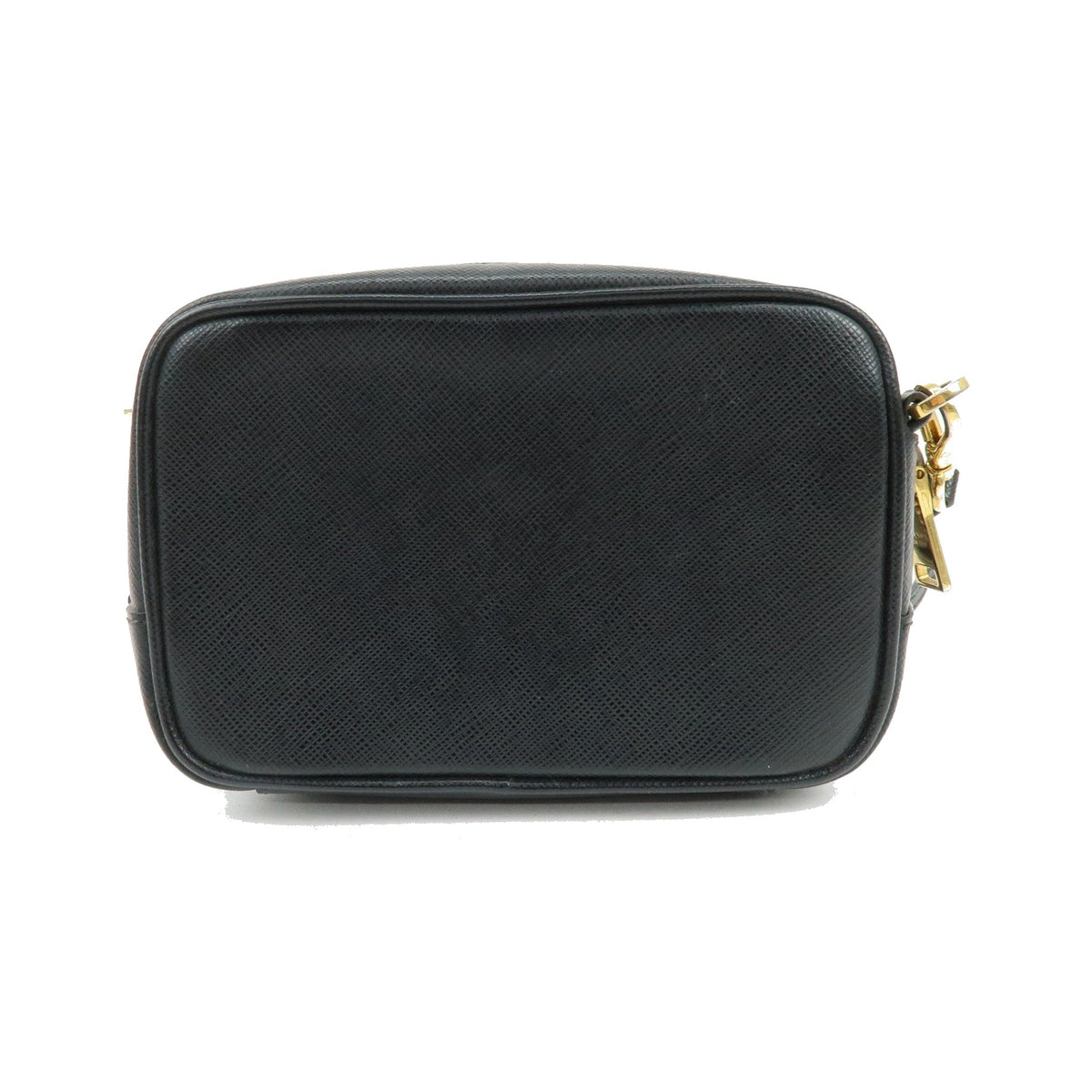 Prada Bow Camera Saffiano Leather, Black, Leather, Crossbody Bag