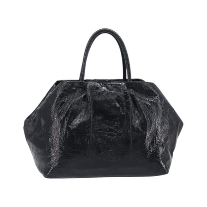 Prada Bow Top handle Patent leather, Black, Patent Leather, Handbag