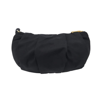 Prada Bow Wristlet Tessuto, Black, Nylon, Clutch