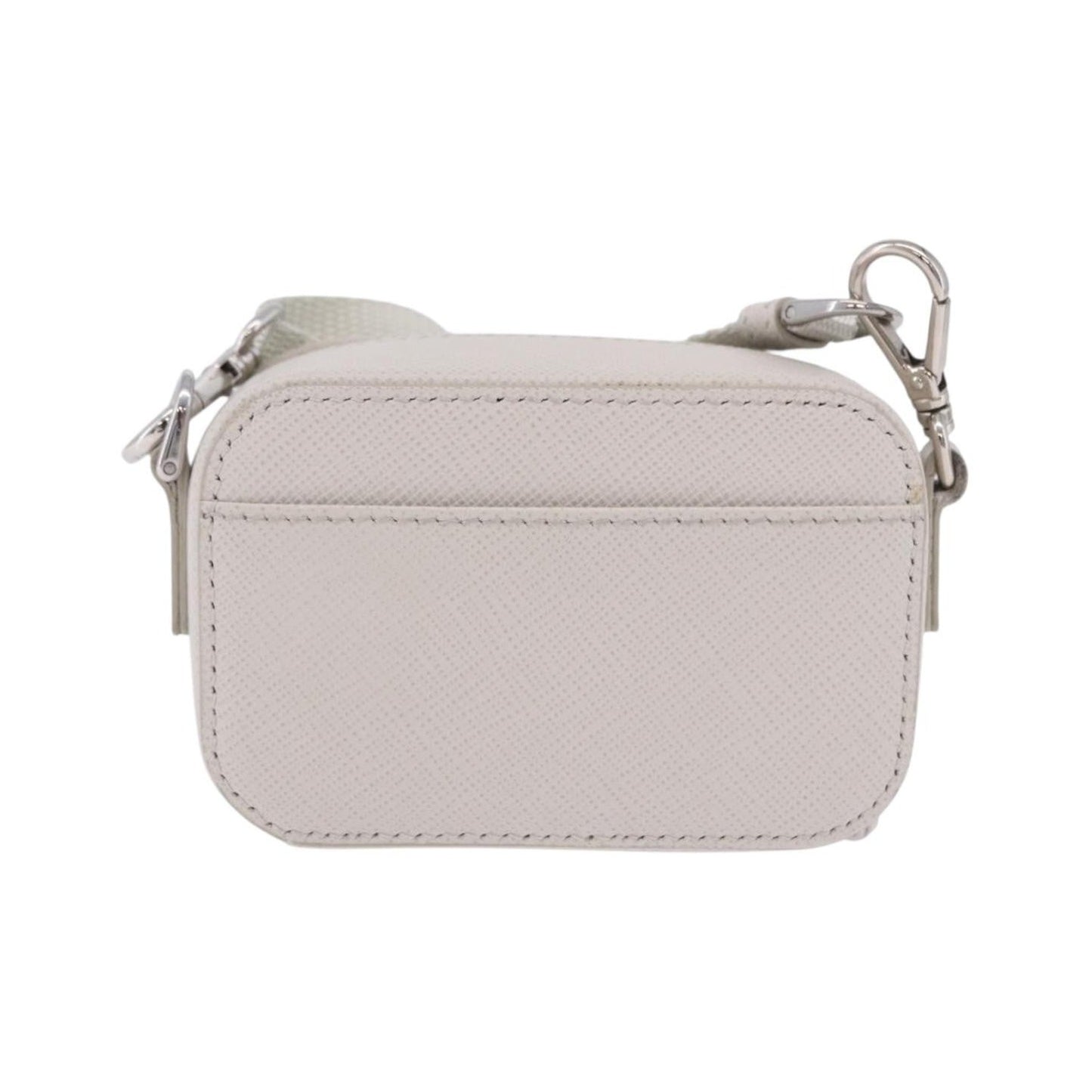 Prada Brique Camera Crossbody Bag Saffiano Leather, Beige, Leather, Clutch