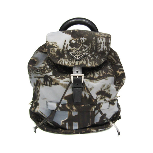 Prada Camouflage Backpack Tessuto, Multicolour, Nylon, Backpack
