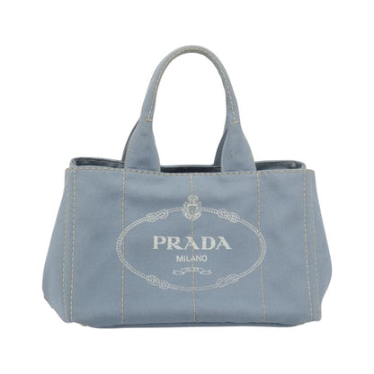 Prada Canapa Canvas, Blue, Canvas, Tote Bag