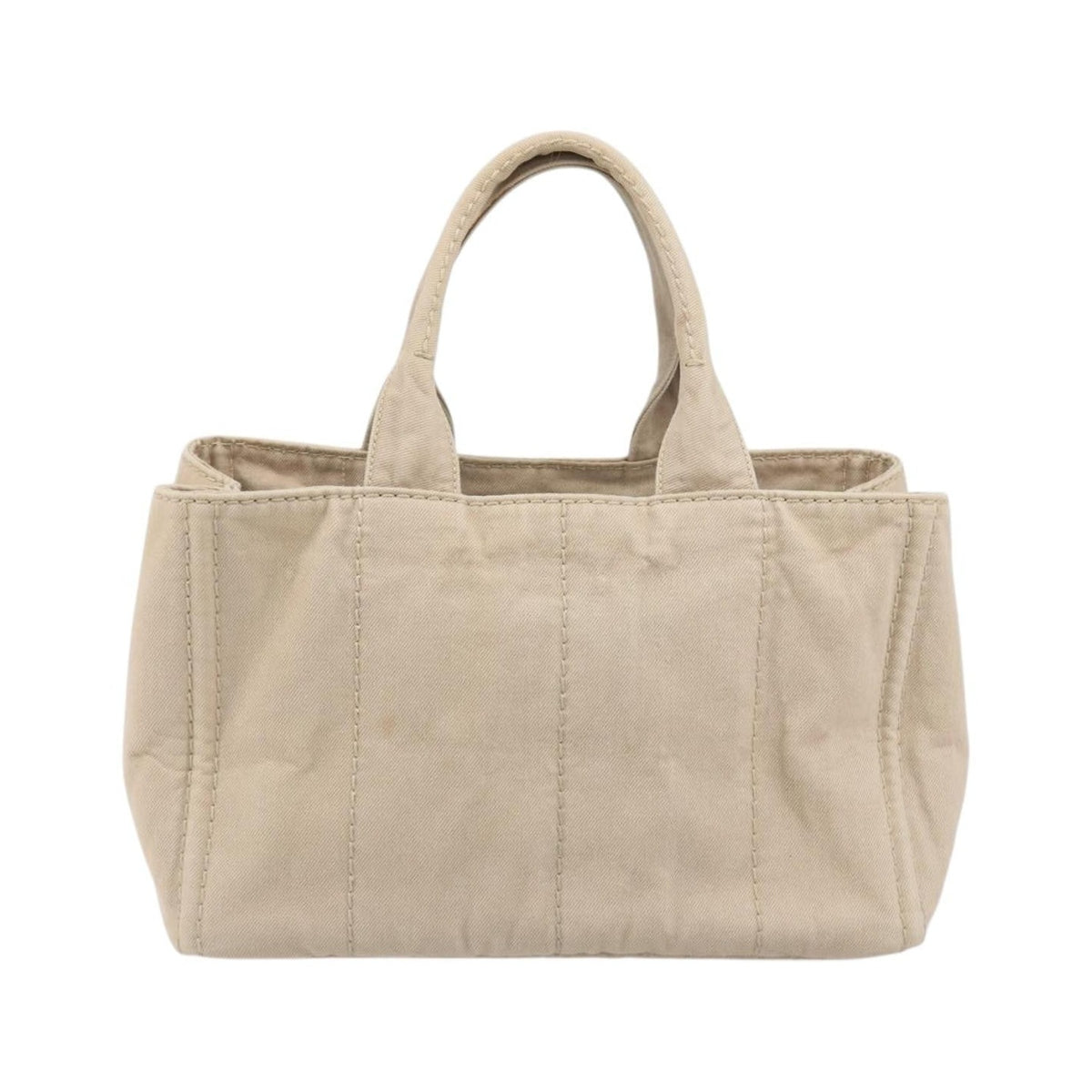 Prada Canapa Canvas, Beige, Canvas, Tote Bag