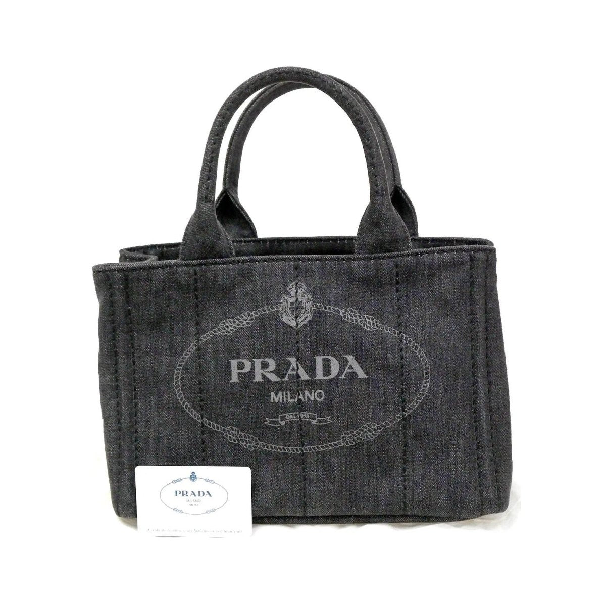 Prada Canapa Convertible Tote - Brandsamsara