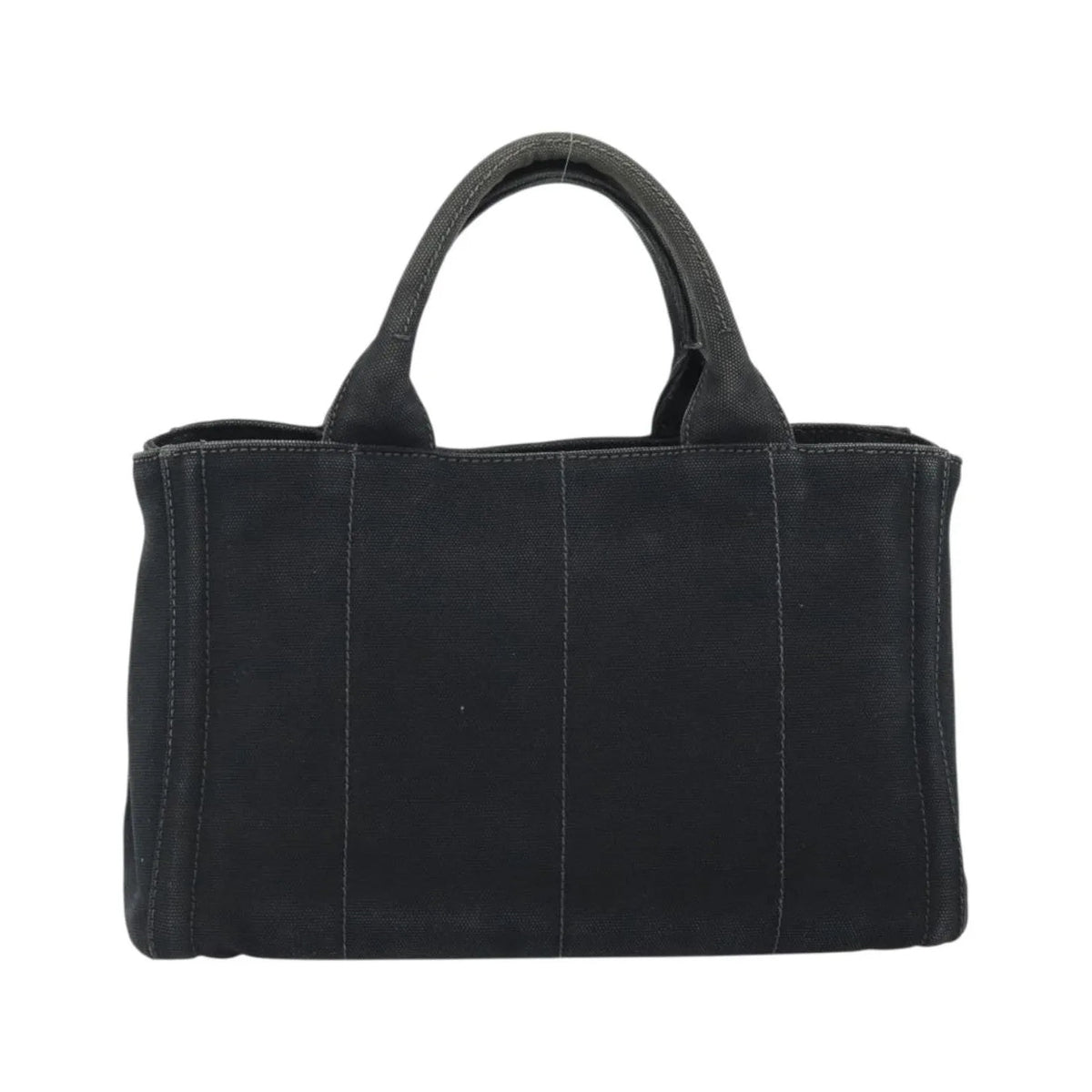 Prada Canapa Convertible Tote Rhinestone Embellished Canvas, Black, Canvas, Handbag