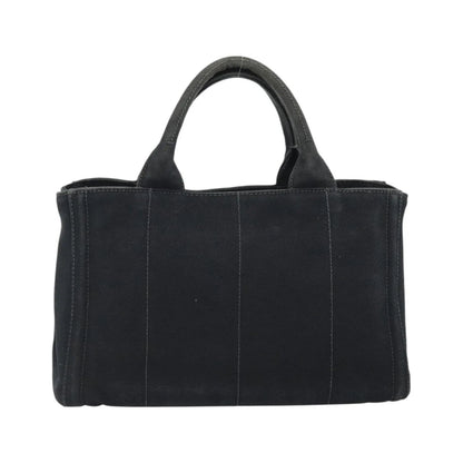 Prada Canapa Convertible Tote Rhinestone Embellished Canvas, Black, Canvas, Handbag
