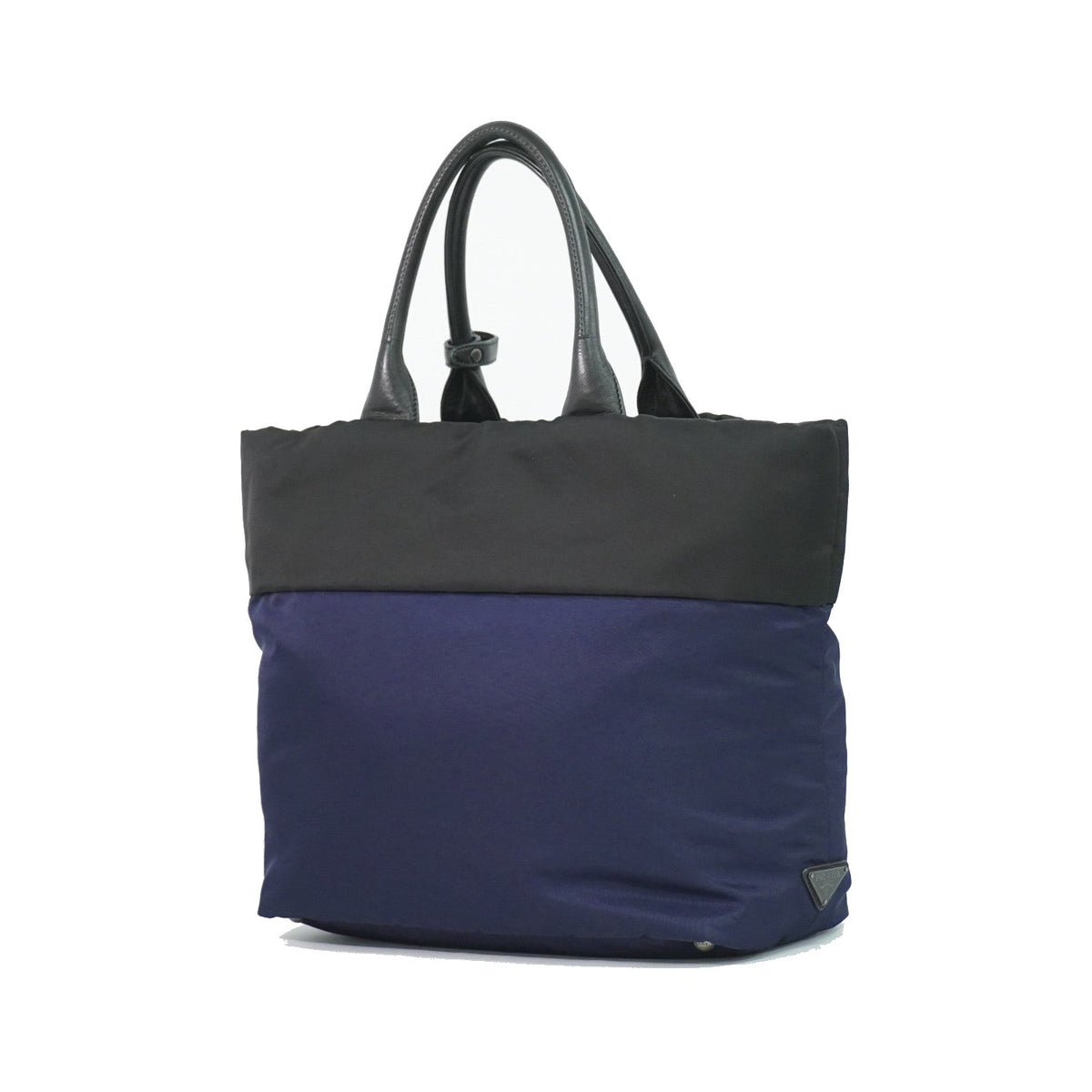 Prada Convertible Double Tessuto, Navy, Nylon, Tote Bag