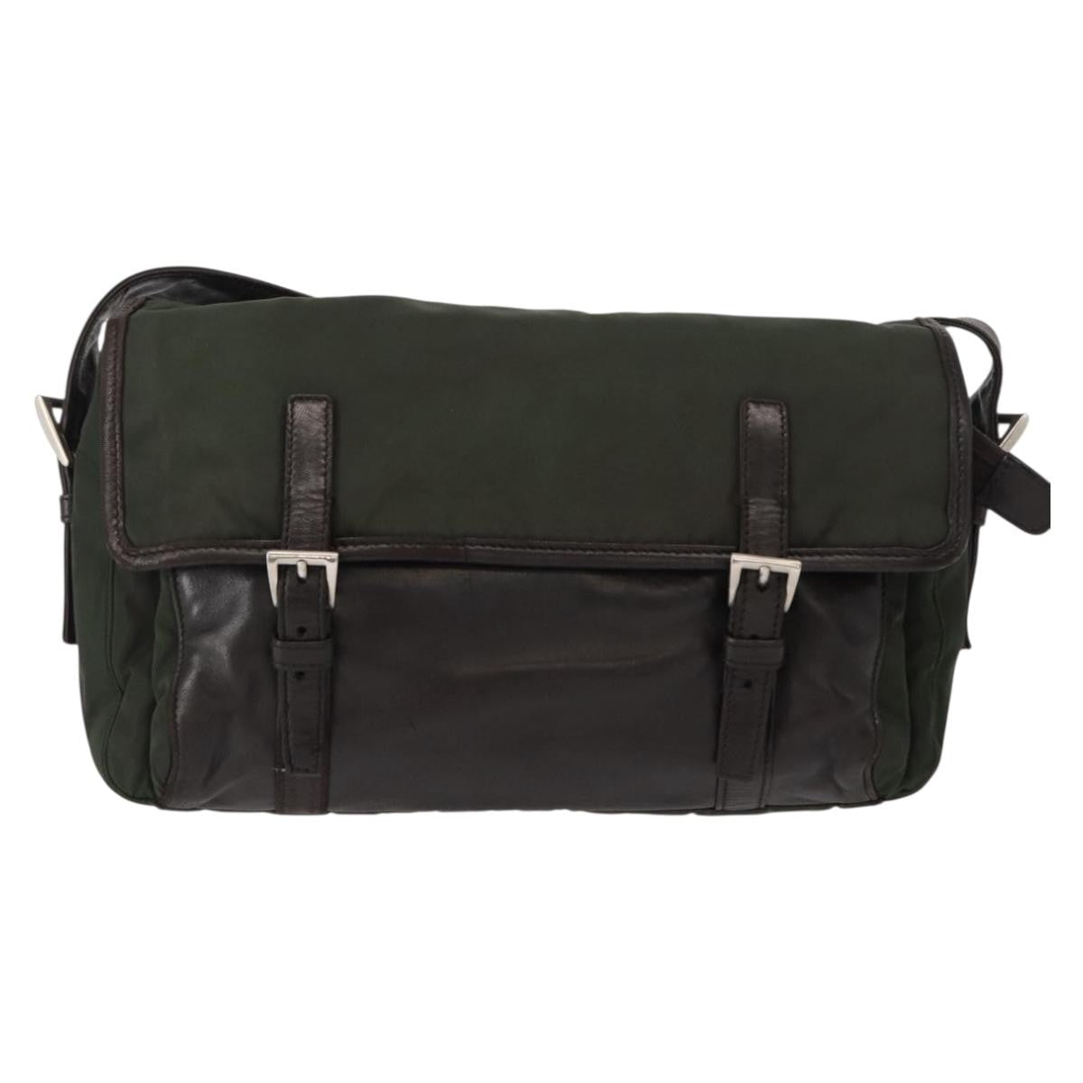 Prada Double Buckle Flap Messenger Bag - Brandsamsara