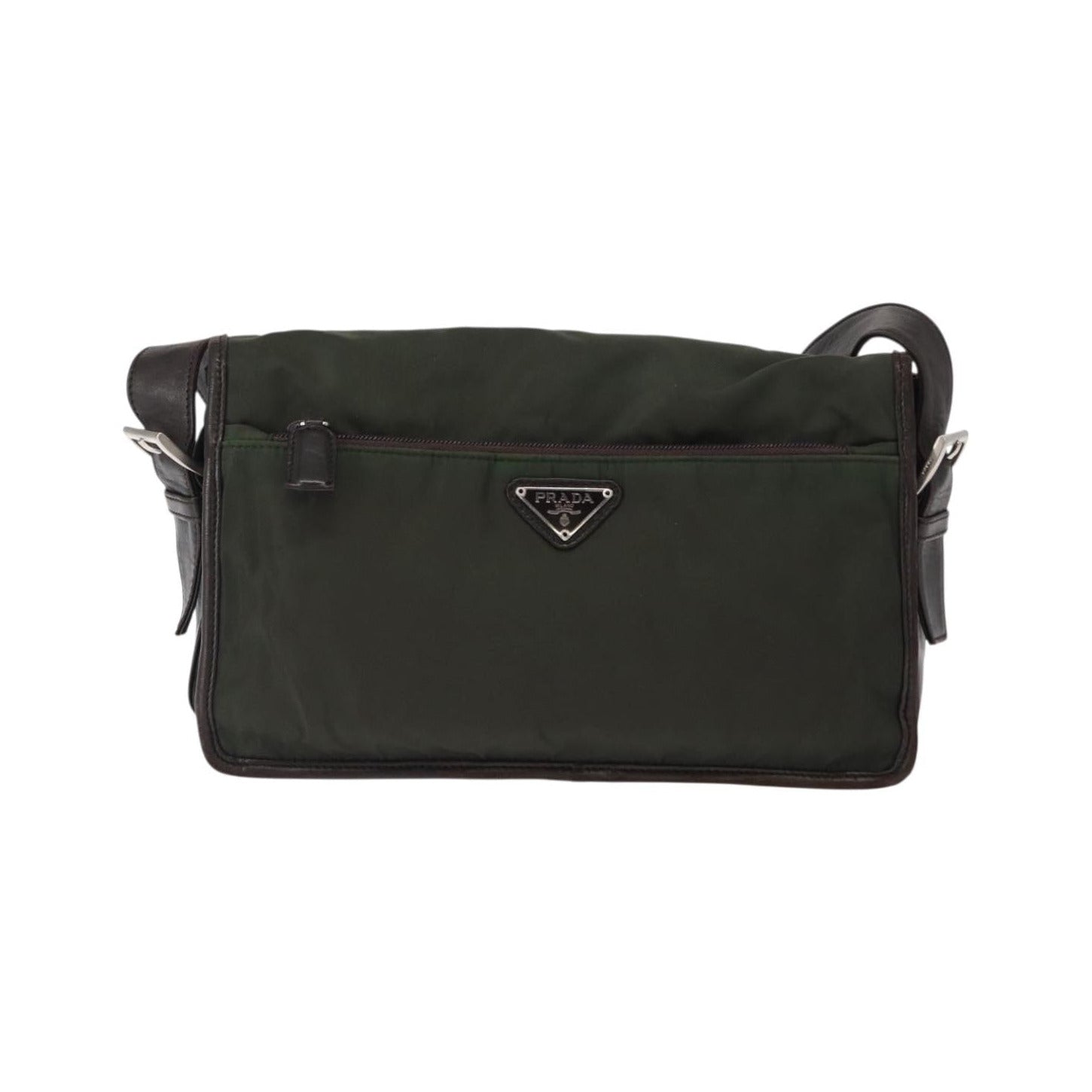 Prada Double Buckle Flap Messenger Bag - Brandsamsara