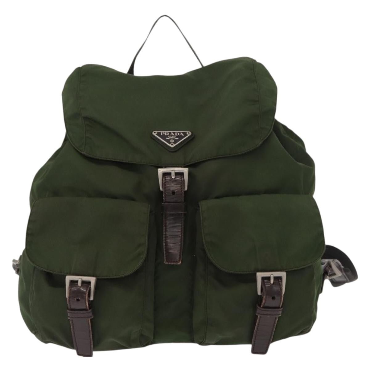 Prada Double Front Pocket Backpack - Brandsamsara