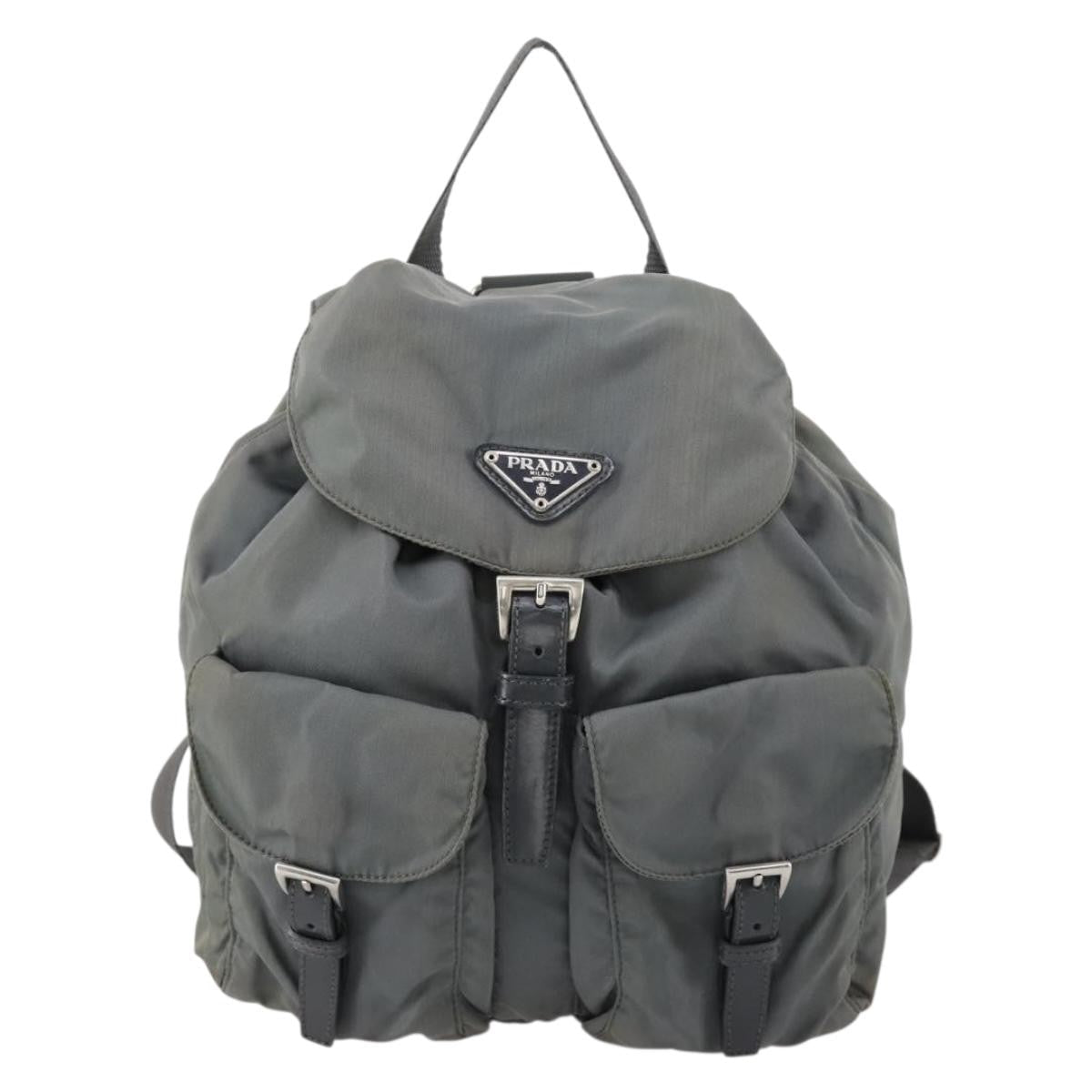 Prada Double Front Pocket Backpack - Brandsamsara