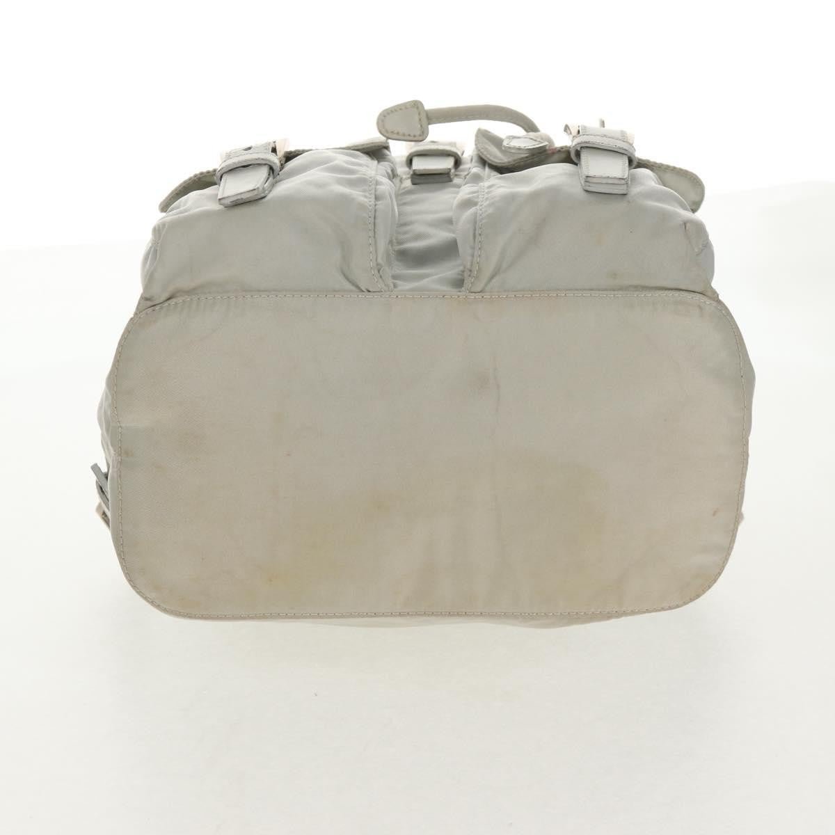 Prada Double Pocket Backpack Chain Shoulder Bag - Brandsamsara