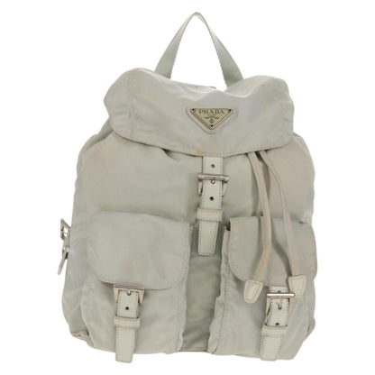 Prada Double Pocket Backpack Chain Shoulder Bag - Brandsamsara