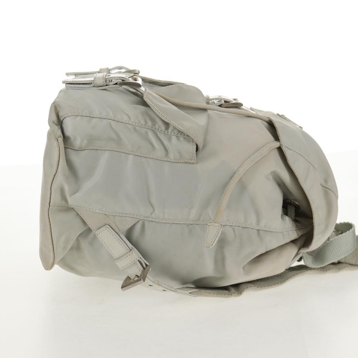 Prada Double Pocket Backpack Chain Shoulder Bag - Brandsamsara