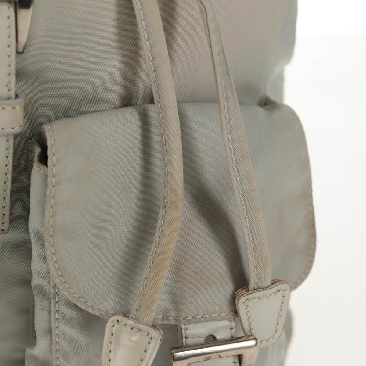 Prada Double Pocket Backpack Chain Shoulder Bag - Brandsamsara