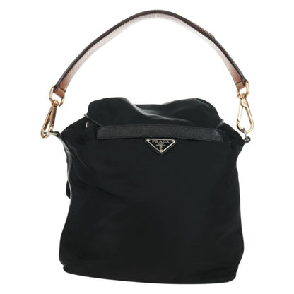 Prada Double Pocket Drawstring Shoulder Bag - Brandsamsara
