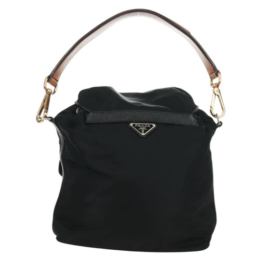 Prada Double Pocket Drawstring Shoulder Bag - Brandsamsara